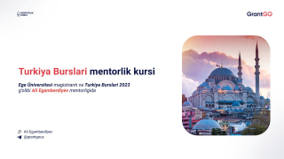 "Turkiya Burslari" granti mentorlik kursi